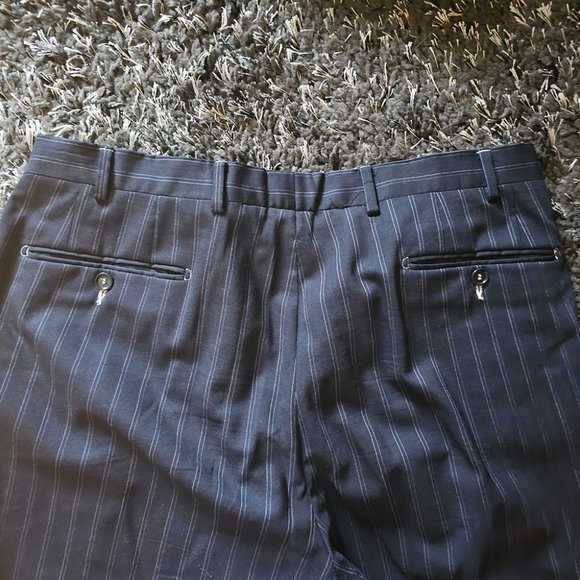 Vintage Moschino Wool Striped Blazer and Pants - Picture 10 of 11